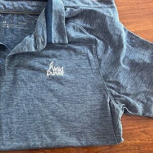 Wild Dunes Under Armour Men’s golf polo - size large - heat gear - loose fit